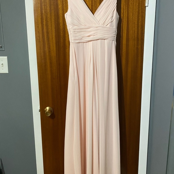 Stunning Pink Chiffon Dress (Bill Levkolf) - Picture 3 of 4